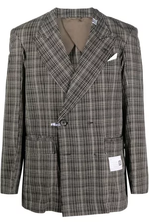Maison Mihara Yasuhiro Blazer a cuadros