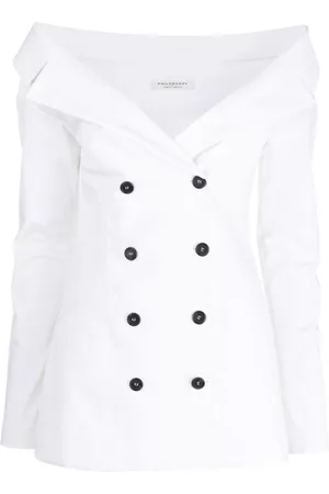 Serafini Blazer con hombros descubiertos