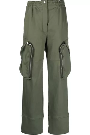 BLANCA Pantalones rectos tipo cargo