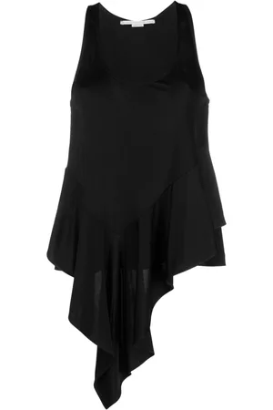 Stella McCartney Top largo con volantes