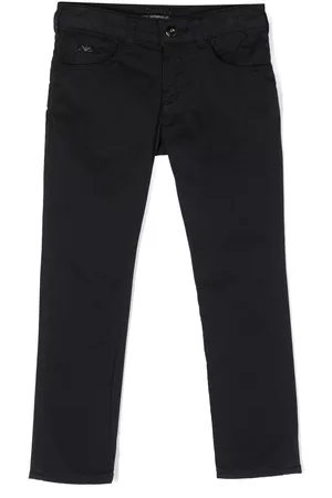 Emporio Armani Vaqueros con placa del logo
