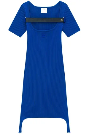 Courrèges Vestido corto Maille Racer Bretelles