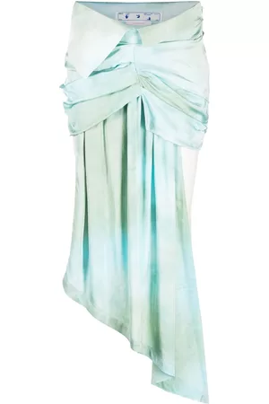 OFF-WHITE Falda con efecto sombreado