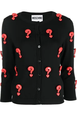 Moschino Cárdigan Red Question Marks