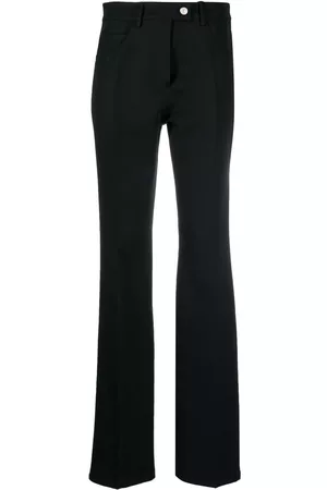 Courrèges Pantalones bootcut de talle bajo
