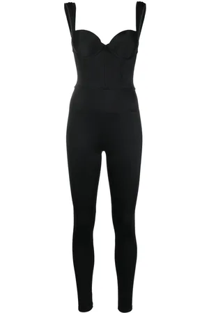 Noire Swimwear Mono largo sin mangas estilo bustier
