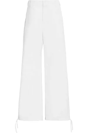 Marni Pantalones rectos con logo bordado
