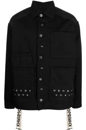 Khrisjoy Chaqueta militar con ojales