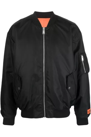 Heron Preston Chaqueta bomber con parche de candado