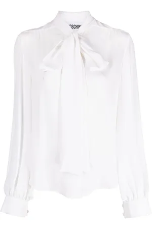 Moschino Blusa con lazo en el cuello