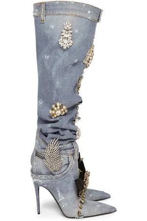 Dolce & Gabbana Botas altas con diseño patchwork