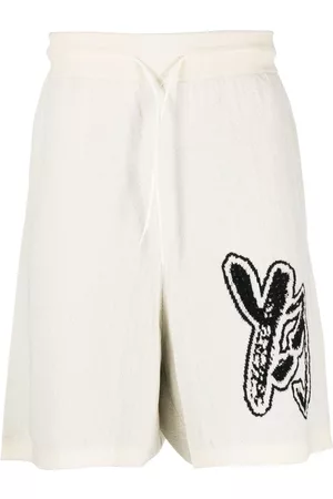 Y-3 Bermudas en intarsia con logo
