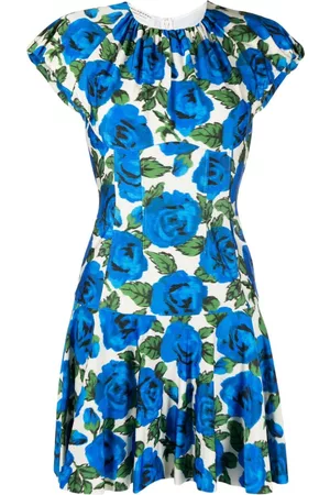 Serafini Vestido con estampado floral