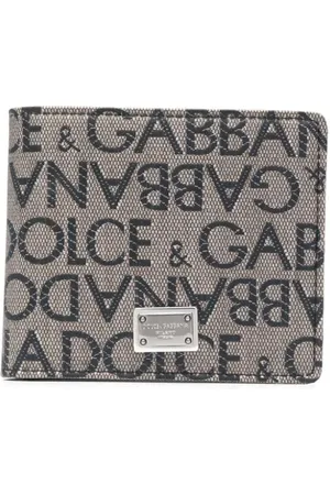 Dolce & Gabbana Cartera con logo en jacquard