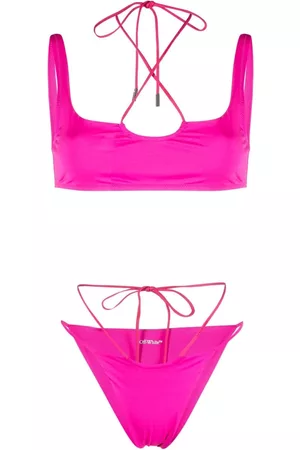 OFF-WHITE Bikini con logo estampado
