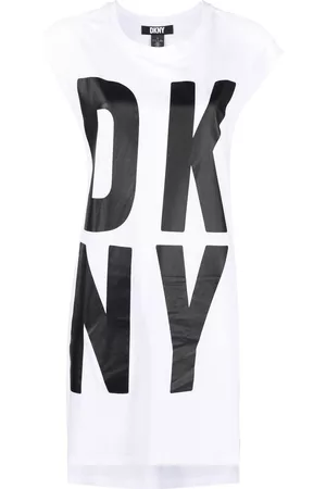 DKNY Top sin mangas con logo