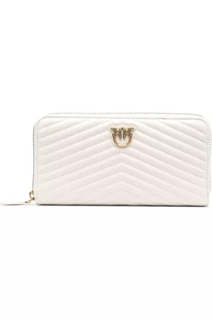 Pinko Cartera acolchada con placa del logo