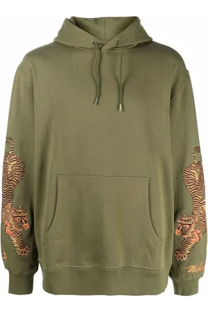 Maharishi Sudadera con capucha y estampado de tigre