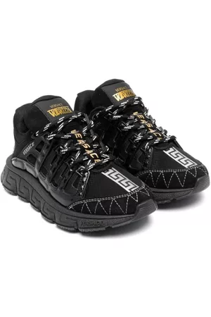 VERSACE Zapatillas con cordones y logo Greca