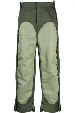 Diesel Pantalones anchos con estampado en contraste