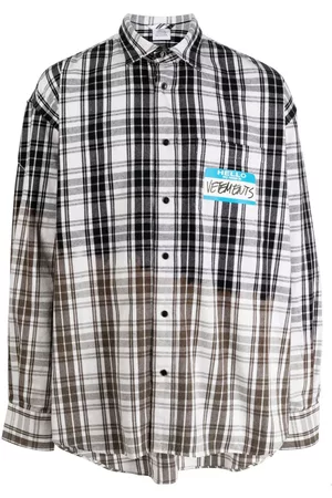 Vetements Camisa My Name Is a cuadros