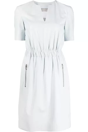 DROME Vestido de manga corta elástica