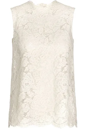 Dolce & Gabbana Top con encaje floral