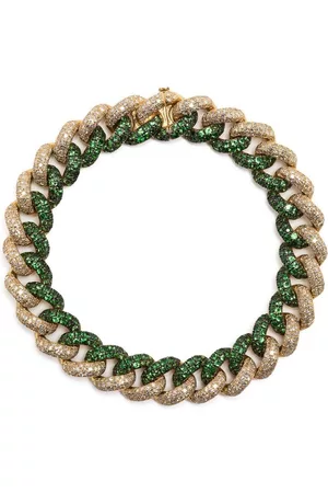 Shay Pulsera de cadena en oro amarillo de 18kt con diamantes