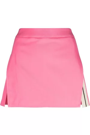 Palm Angels Minifalda acampanada con detalle a rayas