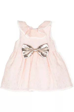 HUCKLEBONES LONDON Vestido fruncido con detalle de lazos