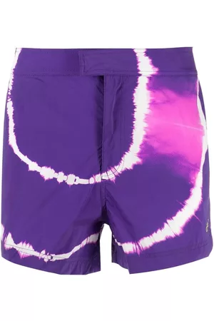 OFF-WHITE Bermudas con estampado tie-dye