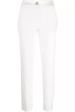 Philipp Plein Pantalones cady de talle alto