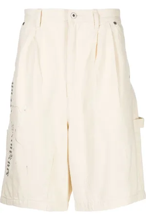 Musium Div. Bermudas con logo estampado
