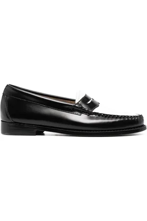 G.H. Bass Mocasines penny con diseño colour block