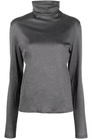 Saint Laurent Camiseta con cuello vuelto 2000