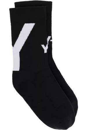 Y-3 Calcetines con logo en intarsia