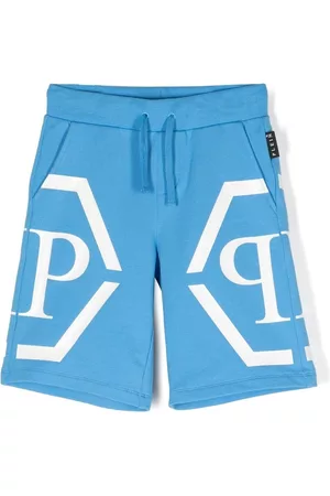 Philipp Plein Bermudas con logo estampado