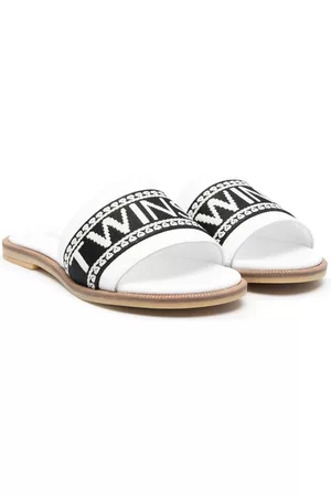Twin-Set Sandalias con logo estampado