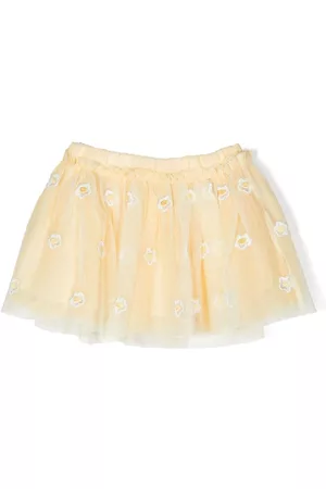 Stella McCartney Falda con bordado floral