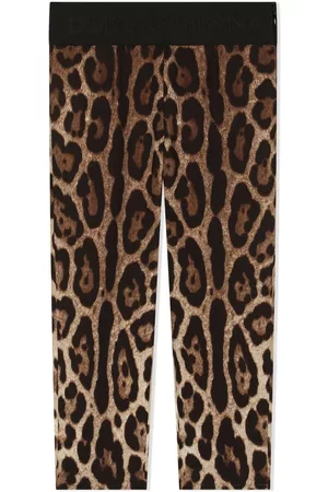 Dolce & Gabbana Leggins con estampado de leopardo