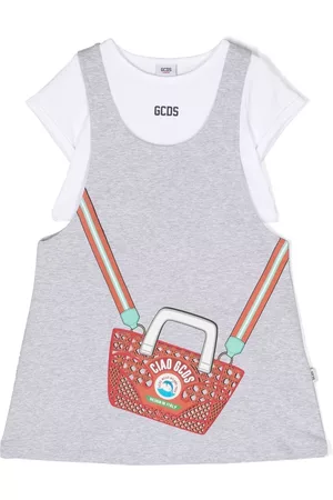 GCDS Vestido con logo estampado