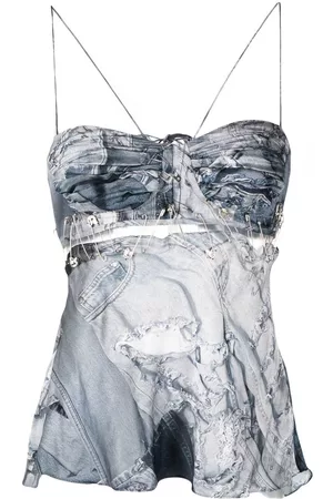 Natasha Zinko Camisola con estampado vaquero