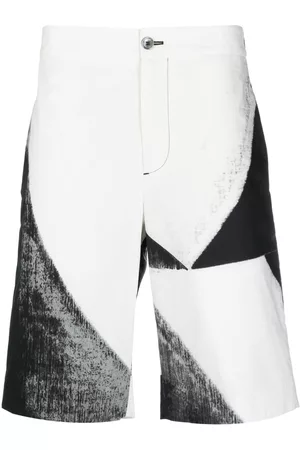Alexander McQueen Bermudas con estampado abstracto