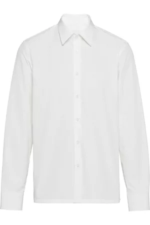 Prada Camisa con logo triangular