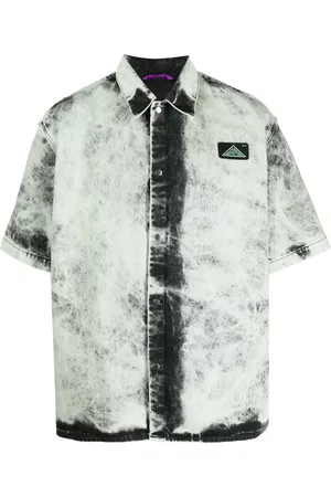 OAMC Camisa con efecto descolorido y manga corta