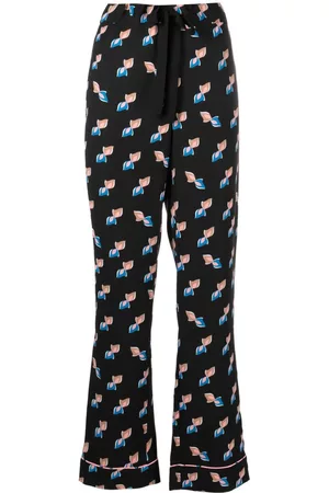 Diane von Furstenberg Pantalones Veronica con motivo geométrico