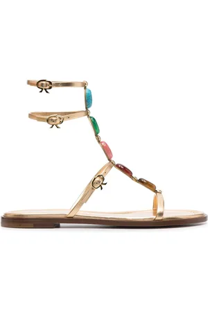 Gianvito Rossi Sandalias con apliques de gemas