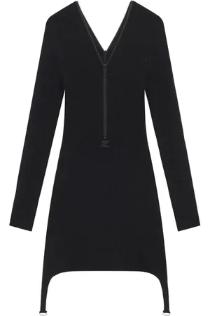 Courrèges Vestido con cremallera