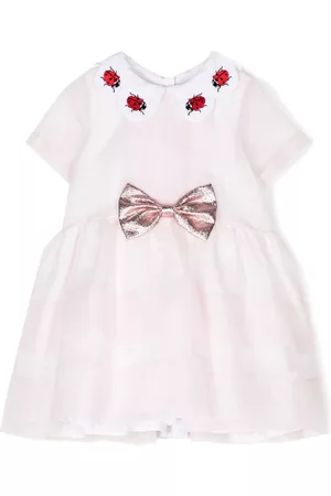 HUCKLEBONES LONDON Vestido con mariquita bordada