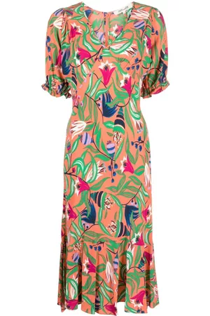 Diane von Furstenberg Vestido midi acampanado